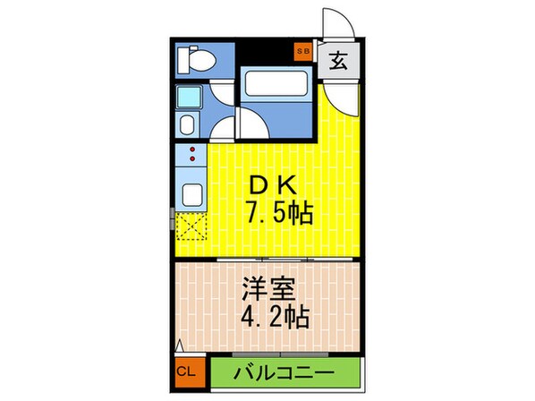 ＡＬＥＧＲＩＡ長田大塚町の物件間取画像